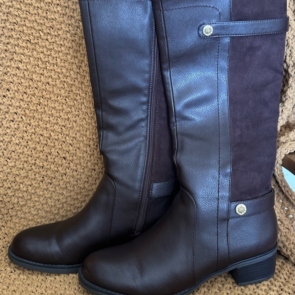 Franco Sarto EUC Sz. 9.5 Brown Riding Boots